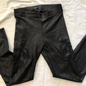 Bebe Faux Leather Leggings